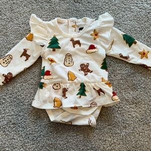 Monica and Andy holiday bodysuit